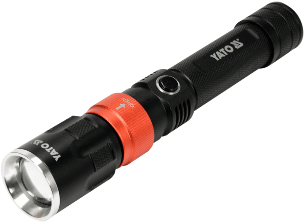 Светодиодный фонарь LED 3в1, 3.7V, 380 Lm, 2.2Ah, YАТО 