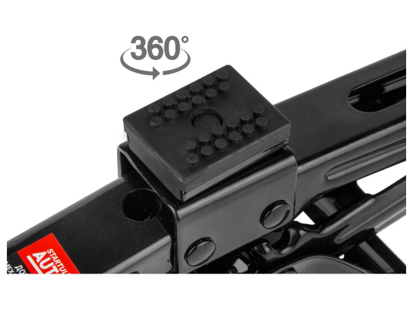 Домкрат механический (ромб) 2т 105-420мм STARTUL AUTO (ST8021-02) (винтовой, h min 105мм, h max 420мм)