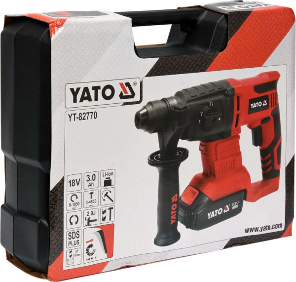 Аккумуляторный перфоратор SDS Plus 18В.30Ач YATO 