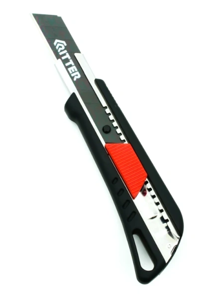 Нож 18 мм с выдвижными лезвиями  SK2 Ultra Ritter HT40122180