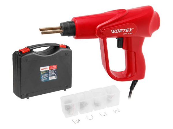 Пистолет для пайки пластика WORTEX WG 7001 в чем. 