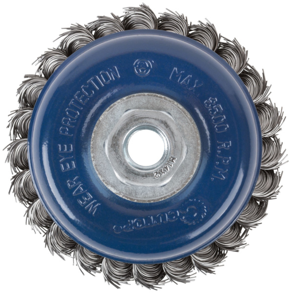 100 мм Щетка для УШМ «Чашка» жесткая Cutop Profi 82-522