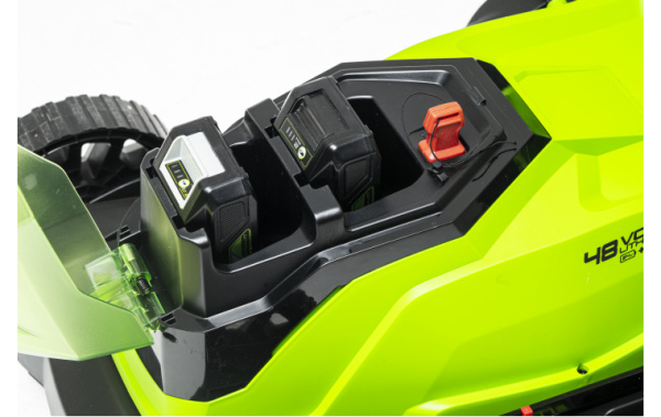 Газонокосилка аккумуляторная Greenworks G24X2LM41 41см 2x24В