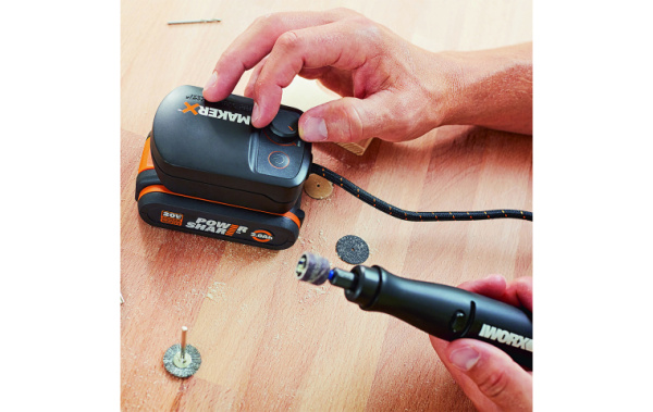 Гравировальная машинка аккумуляторная WORX WX739.9 20В без АКБ и ЗУ