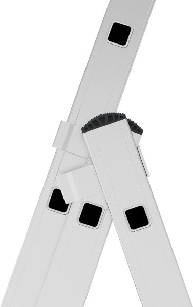 Лестница алюминиевая трехсекционная 3x6 ступеней NV223 Новая высота 2230306