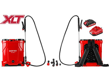 Аккумуляторный опрыскиватель WORTEX KS 1220 Li в кор. ALL1 XLT SET 18В 12 л 2 Ач акб 