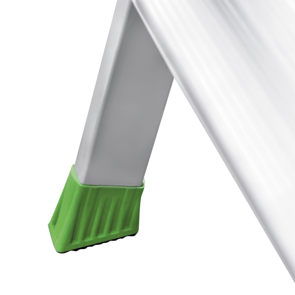 Стремянка алюминиевая двухсторонняя 2x6 ступеней площадка 260мм NV 212 Новая высота 2120206