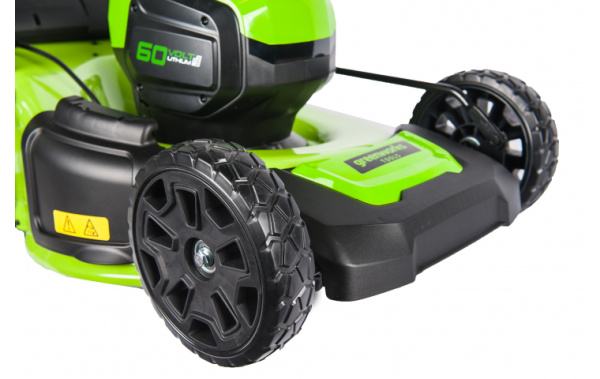 Газонокосилка аккумуляторная самоходная GD60LM46SP 46см 60В (в комплекте АКБ 4А/ч + ЗУ) Greenworks