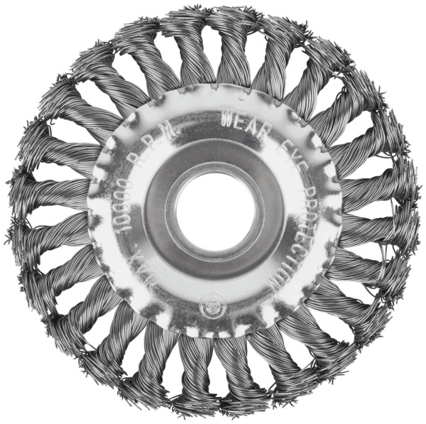 125 мм Щетка для УШМ «Плоская» жесткая Cutop Profi 82-908