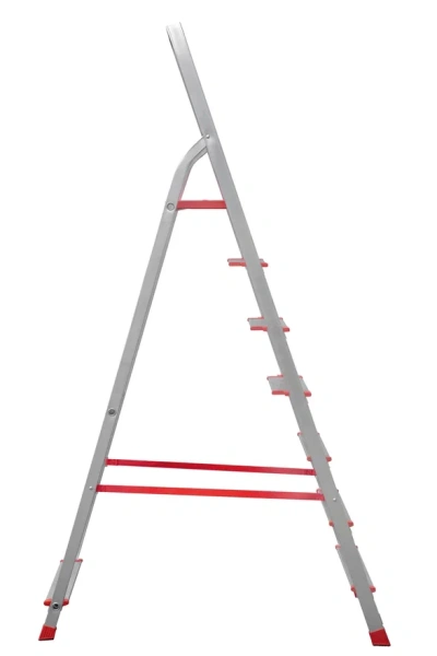 Стремянка профессиональная алюминиевая 7 ступеней 80/130 мм NV3112 Новая высота 3112107