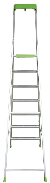 Стремянка алюминиевая 7 ступеней с органайзером NV2115 Новая высота 2115107