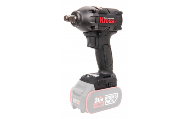 Аккумуляторный гайковерт бесщеточный KRESS KU270.9, 20В, 300Нм, без АКБ и ЗУ