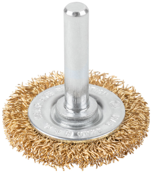 38 мм Щетка для дрели "Плоская» латунь" Cutop Profi 82-913