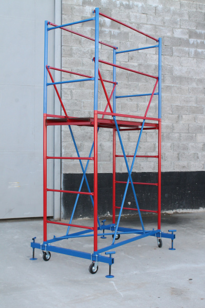 Вышка-тура ВС стальная 1+1 высота до помоста 1,81 м площадка 0,7x1,6 м