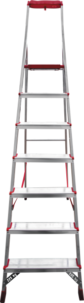 Стремянка профессиональная алюминиевая 7 ступеней органайзер NV3115 Новая высота 3115107