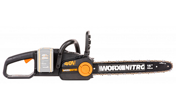 Пила цепная аккумуляторная WORX NITRO WG385E.9 40В 40см бесщеточная без АКБ и ЗУ