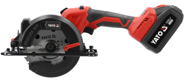 Аккумуляторная циркулярная пила 18V, 140мм, 2х4Ah YATO 