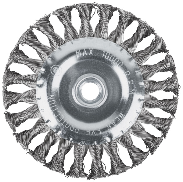 125 мм Щетка для УШМ "Плоская» жесткая" Cutop Profi 82-909    