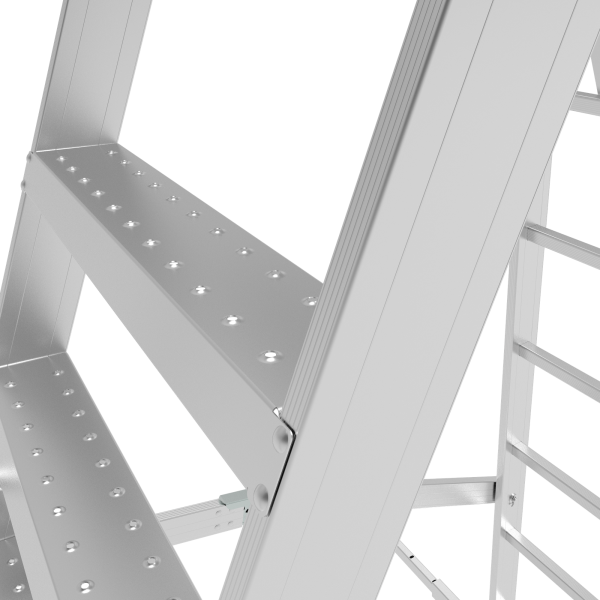 Передвижная складная лестница-стремянка с платформой 5 ступеней NV3541 Новая высота 3541105