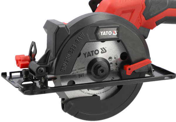 Аккумуляторная циркулярная пила 18V, 140мм, 2х4Ah YATO 