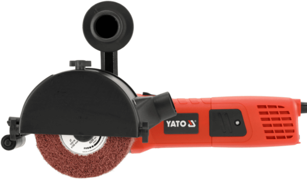 Шлифмашина-сатинатор короткий 120 мм1300W с регул. скорости YATO 