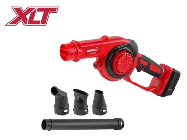 Аккумуляторная воздуходувка WORTEX LX BB 1518-1 D ALL1 XLT SOLO 18В, 210 м.куб/ч, 129 км/ч