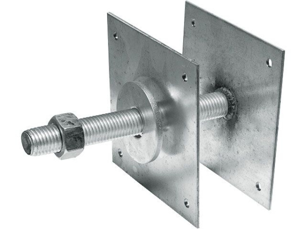 Опора регулируемая 100 мм М24 ARH белый цинк