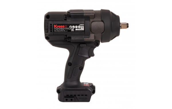 Аккумуляторный гайковерт бесщеточный KRESS KUB33.91, 20В, 1/2", 1300Нм, без АКБ и ЗУ, кейс
