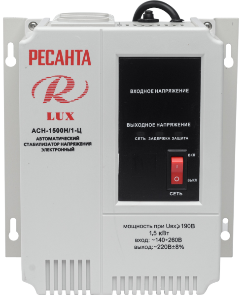 Стабилизатор АСН- 1 500Н/1-Ц Ресанта Lux