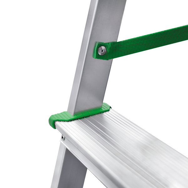 Стремянка алюминиевая двухсторонняя 2x3 ступени площадка 260мм NV 212 Новая высота 2120203