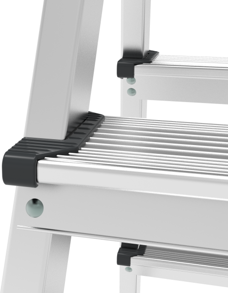 Стремянка алюминиевая двухсторонняя 2x6 ступеней NV 112 Новая высота 1120206