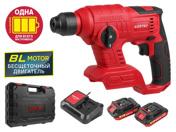 Аккум. перфоратор WORTEX CRH 1810 в чем. с акб и з/у ALL1