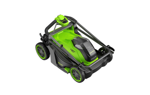 Газонокосилка аккумуляторная GD40LM411K4 41см 40В (в комплекте АКБ 4А/ч + ЗУ) Greenworks