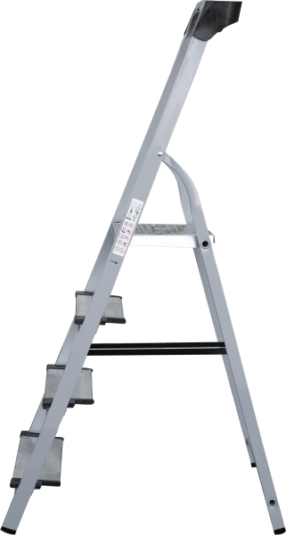 Стремянка алюминий-сталь 4 ступени 130 мм органайзер NV1138 Новая высота 1138104