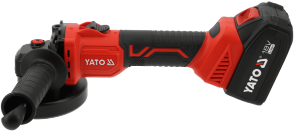 Аккум. бесщеточная углошлифовальная машина 125 мм18V 40Ah YATO 