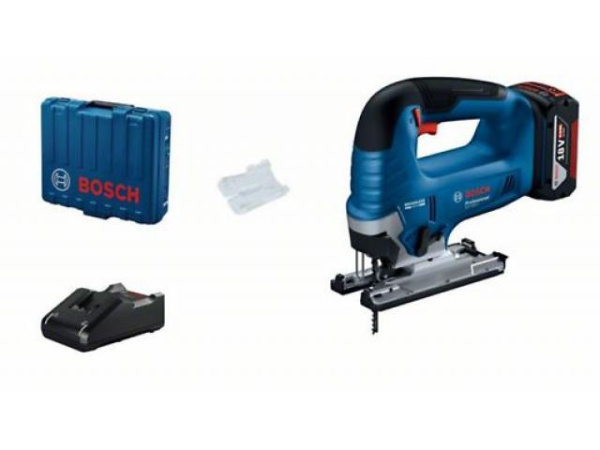 Аккумуляторный лобзик BOSCH GST 185-LI в чем. (18.0 В, 1 акк., 4.0 А/ч, Li-Ion, пропил до 125 мм)