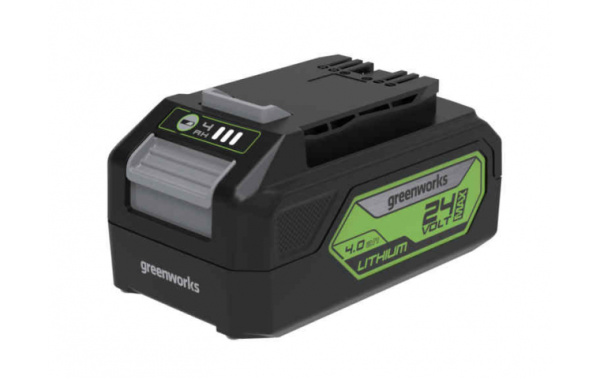 Батарея Аккумуляторная Greenworks G24B4II, 24В, 4 А/ч Li-ion (высокотоковая)