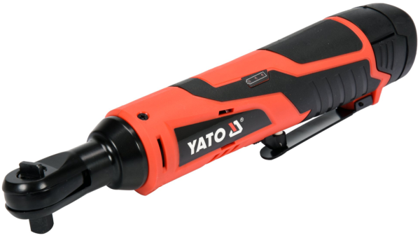 Аккумуляторная ударная трещотка 12V, 3/8'', 45Nm, 2,0Аh YATO 