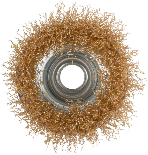 65 мм Щетка для УШМ «Чашка» латунь Cutop Profi 82-893