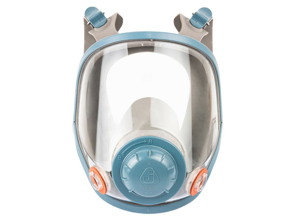 Маска полнолицевая без фильтра 6950 Jeta Safety с покрытием линзы ChemShield, р-р М (в комплекте салфетка из микрофибры, р-р М, не требует защитной пл