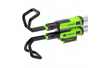 Фонарь-прожектор подкапотный светодиодный аккумуляторный G24UHL 24В 1200ЛМ Greenworks