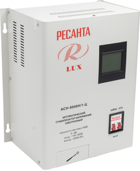 Стабилизатор АСН- 8 000 Н/1-Ц Ресанта Lux