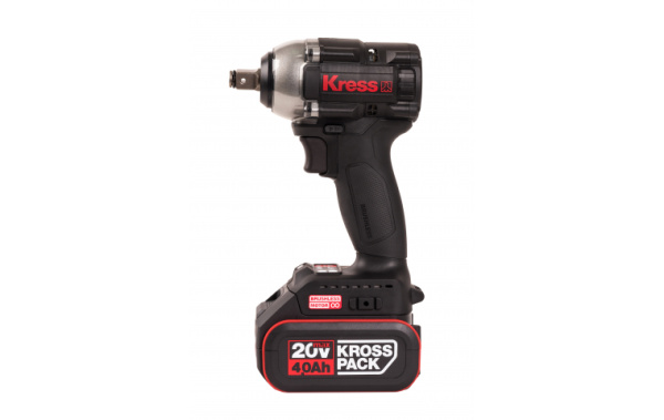 Гайковерт аккумуляторный бесщеточный Kress KU272.2 20В 400Нм 4Ач х 2 ЗУ 2А кейс