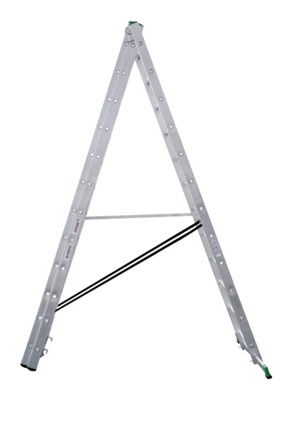 Лестница алюминиевая трехсекционная 3х12 ступеней NV223 Новая высота 2230312