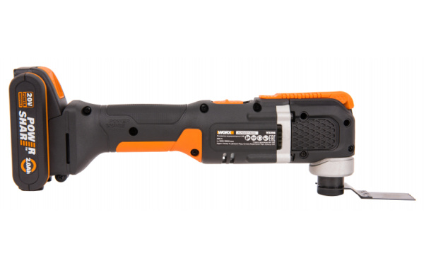 Реноватор аккумуляторный WORX WX696, 20В, 2Ач х 1, ЗУ 2А, кейс