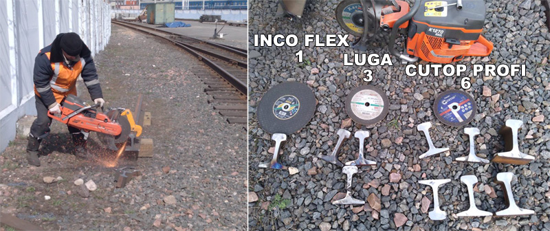 Испытания отрезных дисков Cutop фото 1