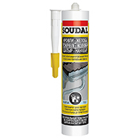 Герметик 280 мл кровельный бесцветный профессиональный КРОВЛИ ЖЕЛОБА Soudal 92280