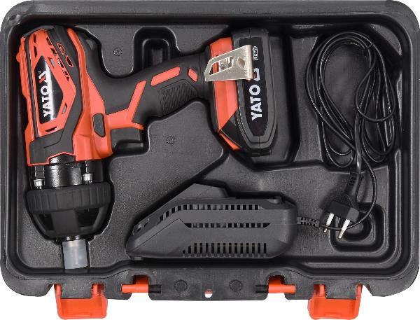 Аккумуляторный ударный гайковерт 18В 300Нм 1/2" YATO 