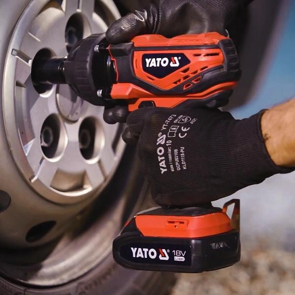 Аккумуляторный ударный гайковерт 18В 300Нм 1/2" YATO 