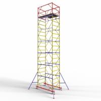 Вышка тура ВСР-2 стальная 1+6 высота до помоста 7.7 м площадка 0.7х2.0 м